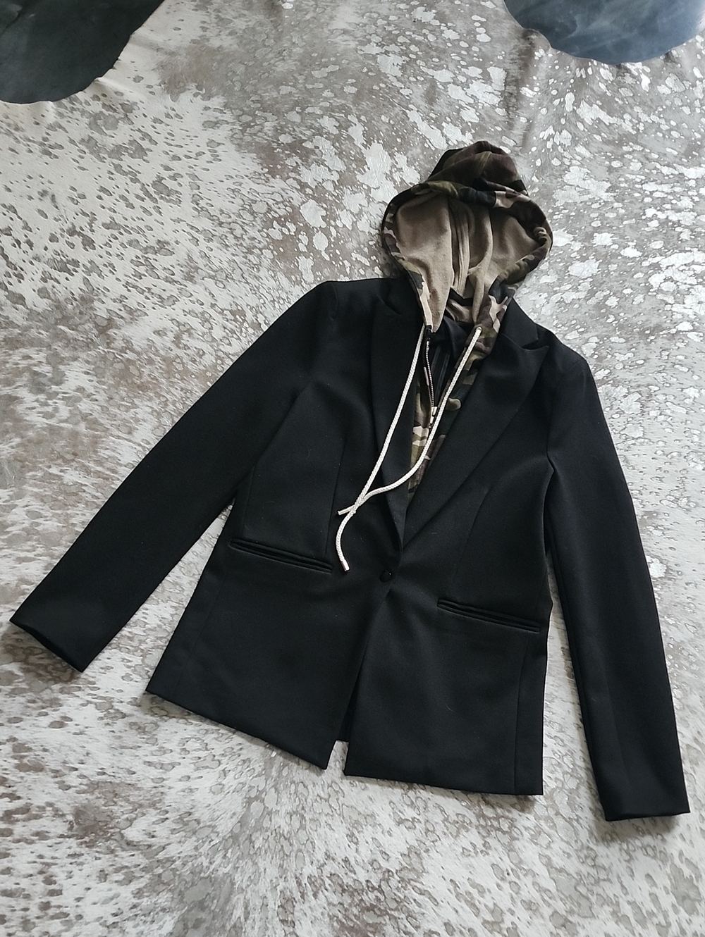 Central Park West Camo Lined Dickie Blazer SzM
